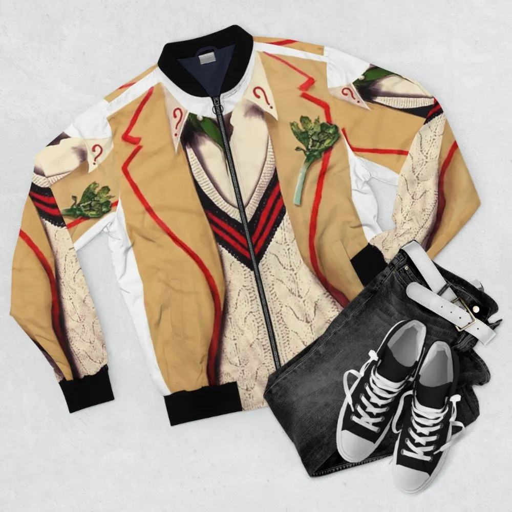 5th Doctor Inspired Bomber Jacket for Doctor Who Fans