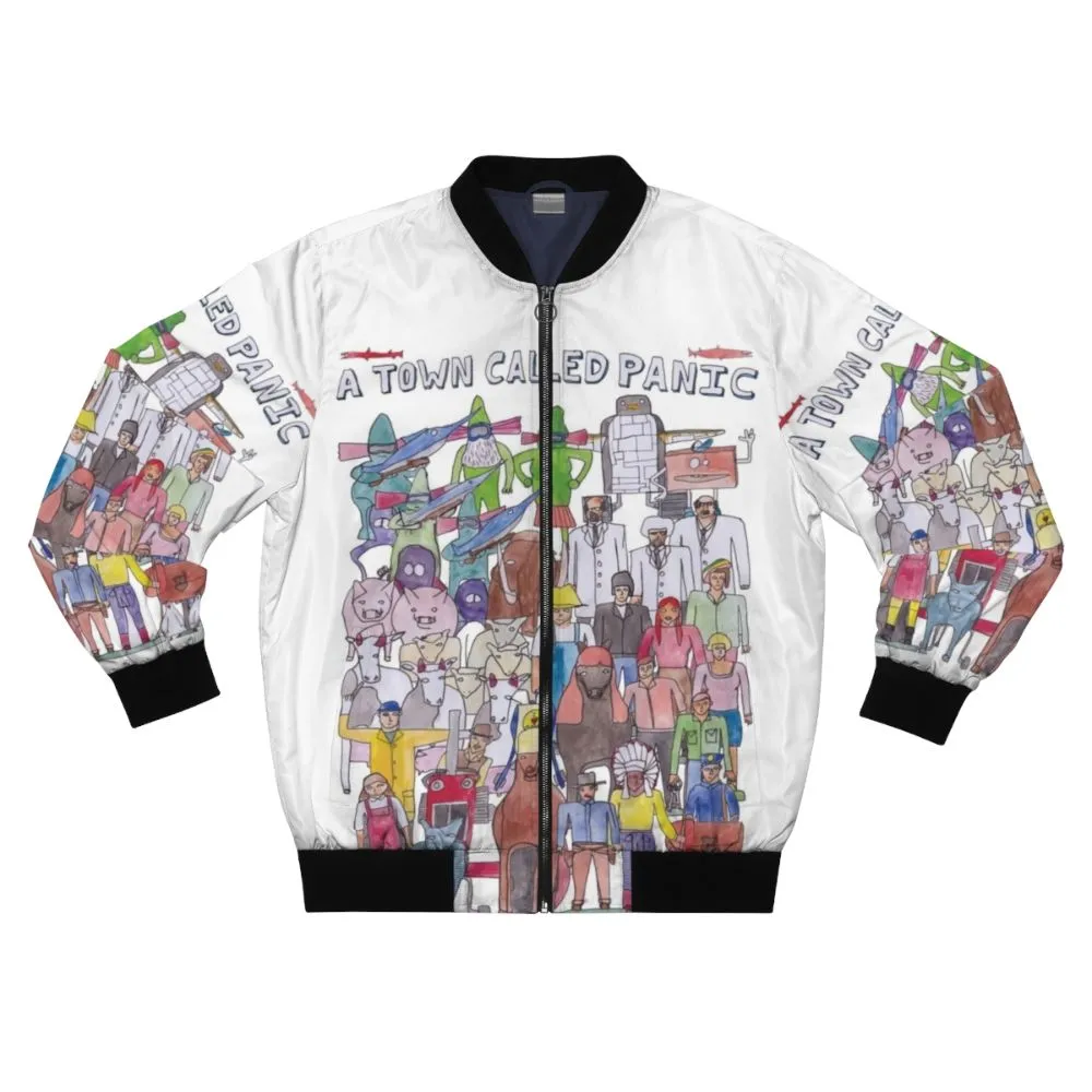 A Town Called Panic Bomber Jacket - Featuring Team Illustration