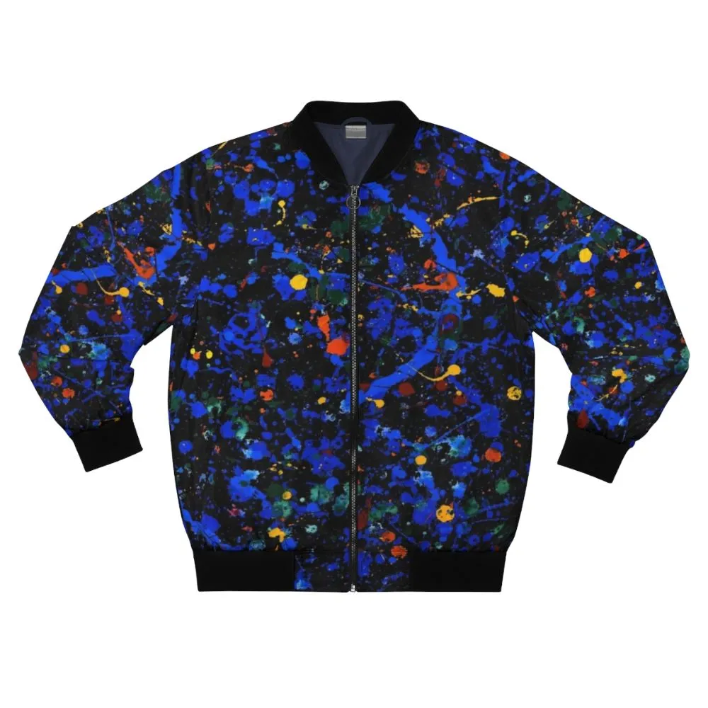 Abstract Art Bomber Jacket - #909 Modern Art Jacket