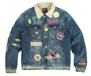 ADULTS ONLY! SHERPA DENIM JACKET