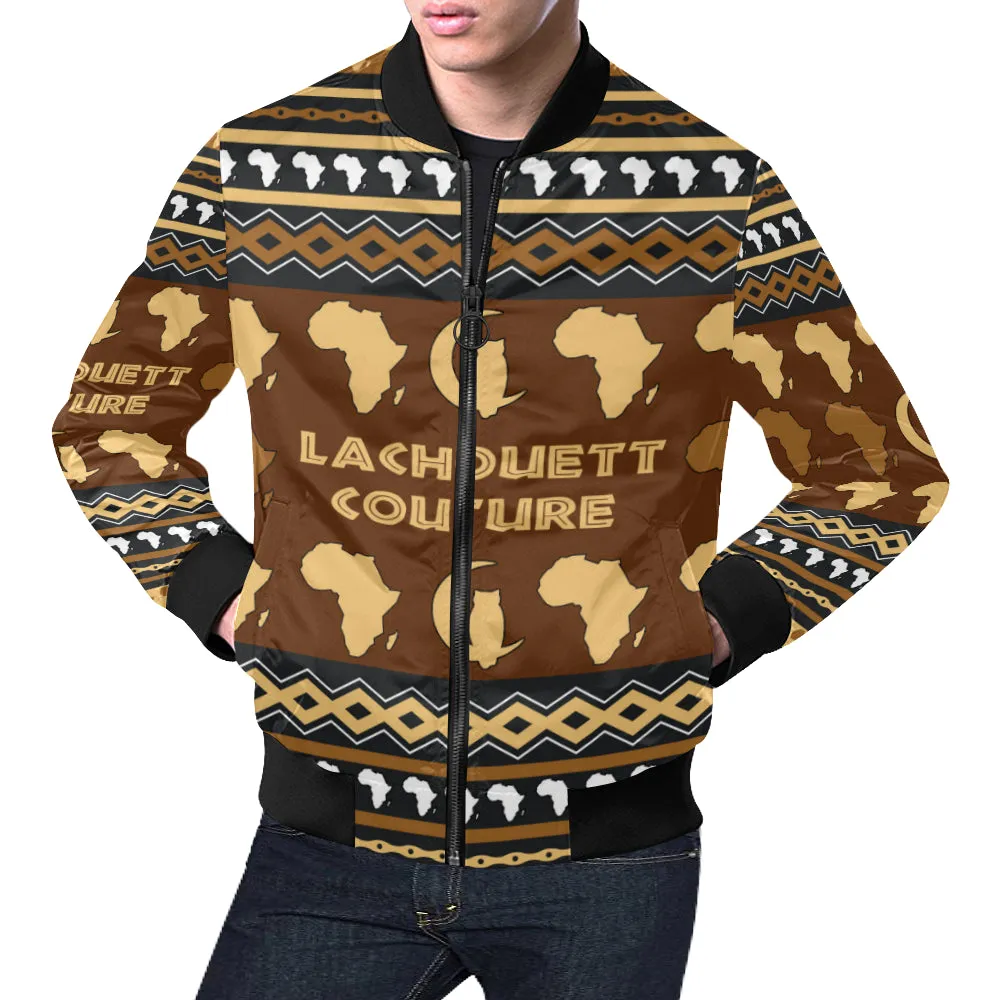 Afrika Ornement Bomber Jacket for Men