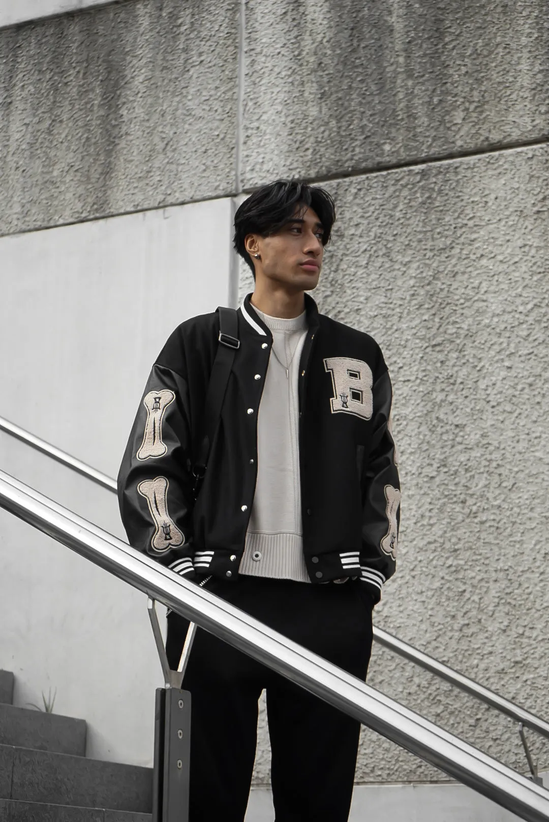 B Bone Bomber Jacket