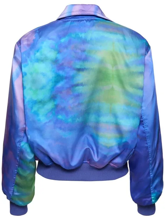 Bluemarble   Tie dye print bomber jacket 