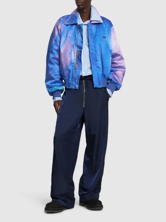 Bluemarble   Tie dye print bomber jacket 