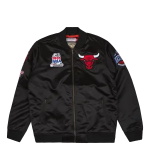 Bulls Flight Satin Bomber Jacket