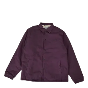 Canvas Coach Jacket Boysenberry / Black