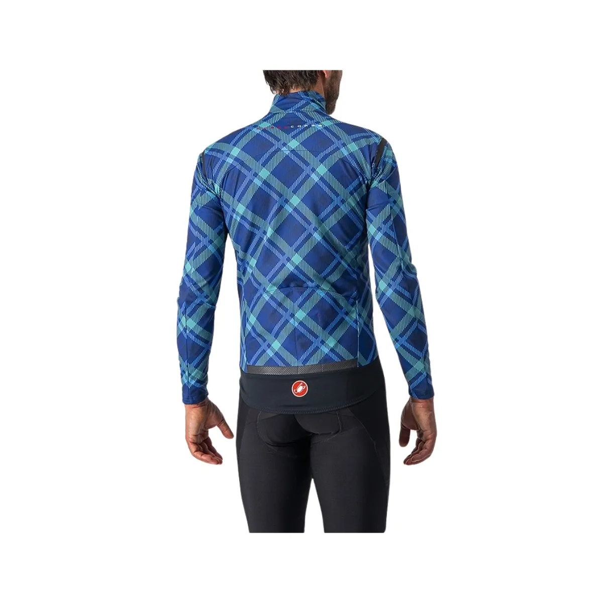 Castelli Perfetto Ros Blue Checkered Jacket