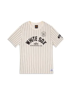 CHICAGO WHITE SOX X ALPHA X NEW ERA PINSTRIPE T-SHIRT