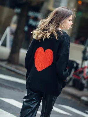 Chunky heart Cardigan