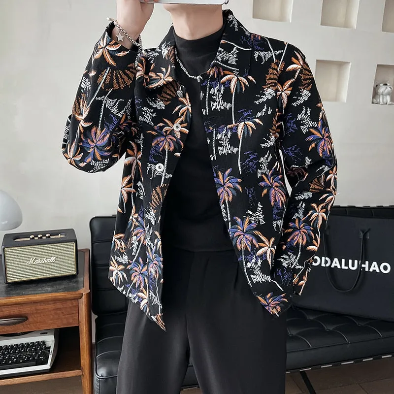 Coconut Flower Black Jacket