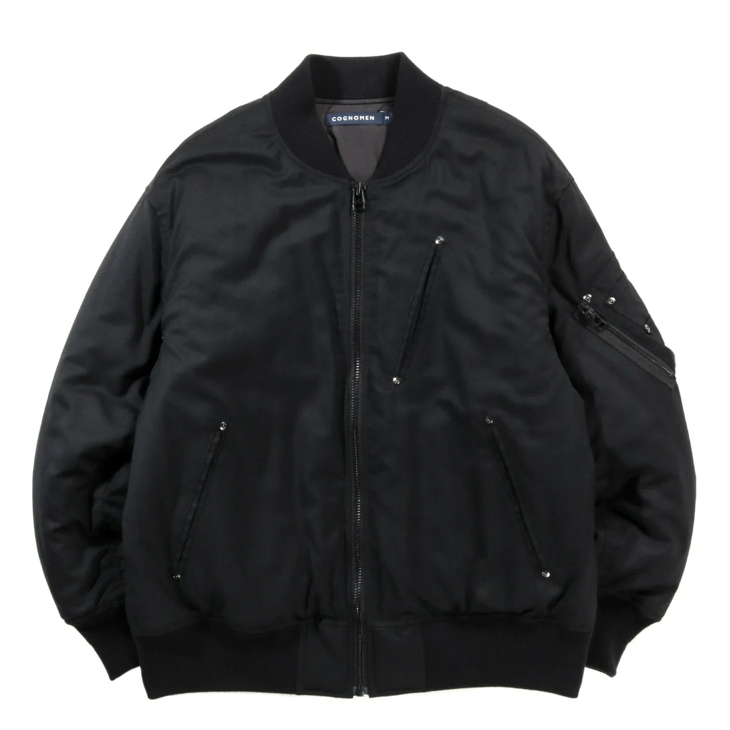 COGNOMEN HELICAETAGERIO MA-1 JACKET BLACK