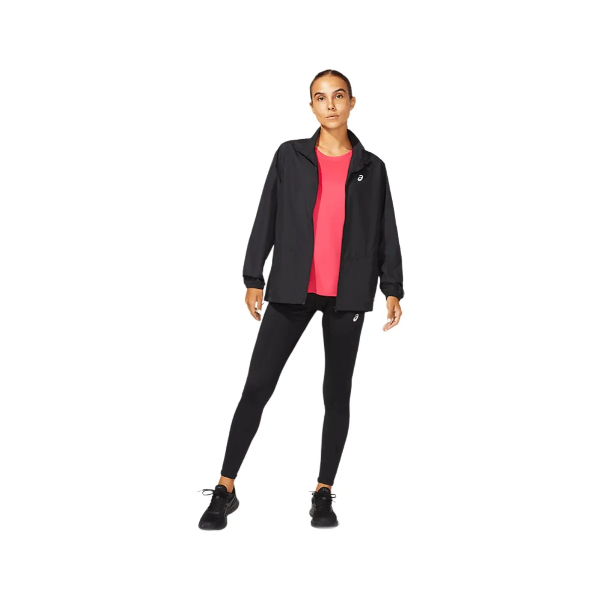 Core Jacket Asics Black Woman