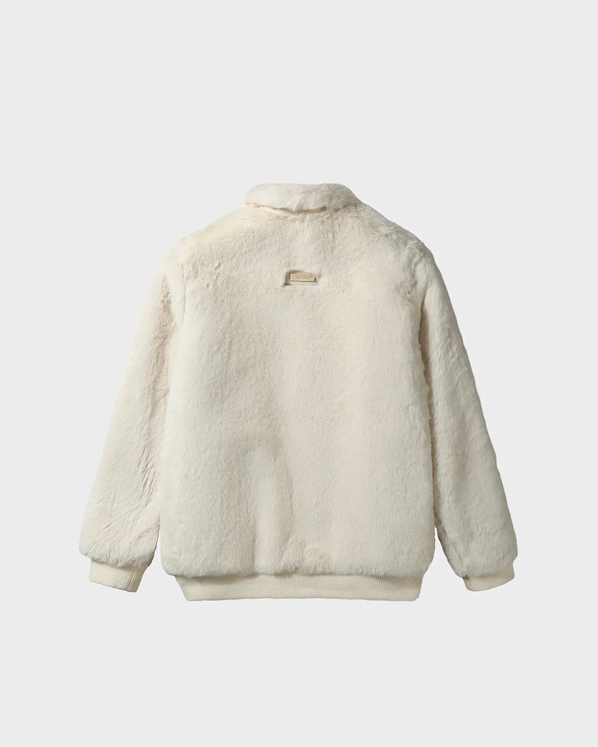 Cozy Fuzzy Crush Jacket in White