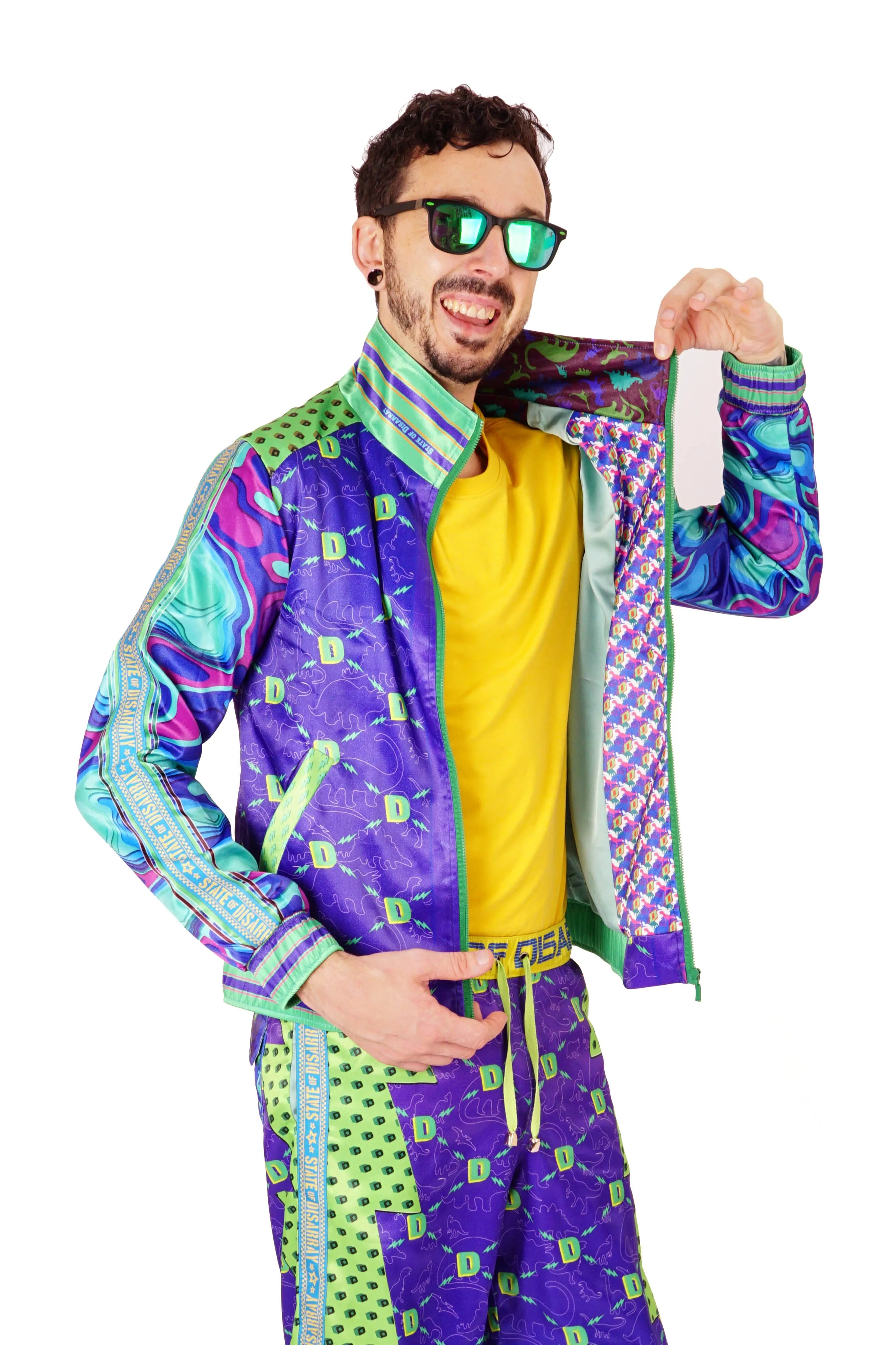 Dino Zap Attack  | Danny Disarray | Deluxe Printed Jacket