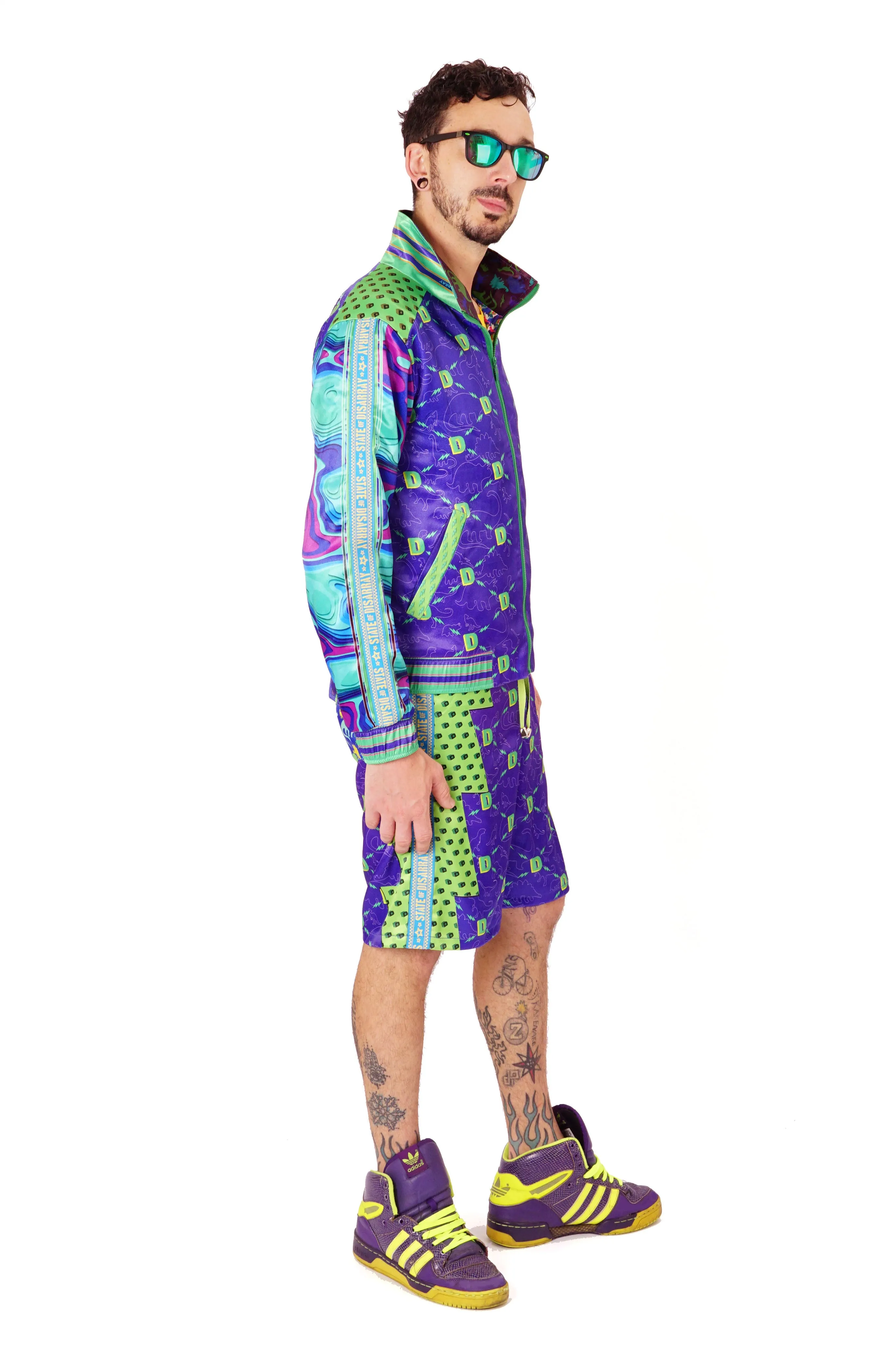 Dino Zap Attack  | Danny Disarray | Deluxe Printed Jacket