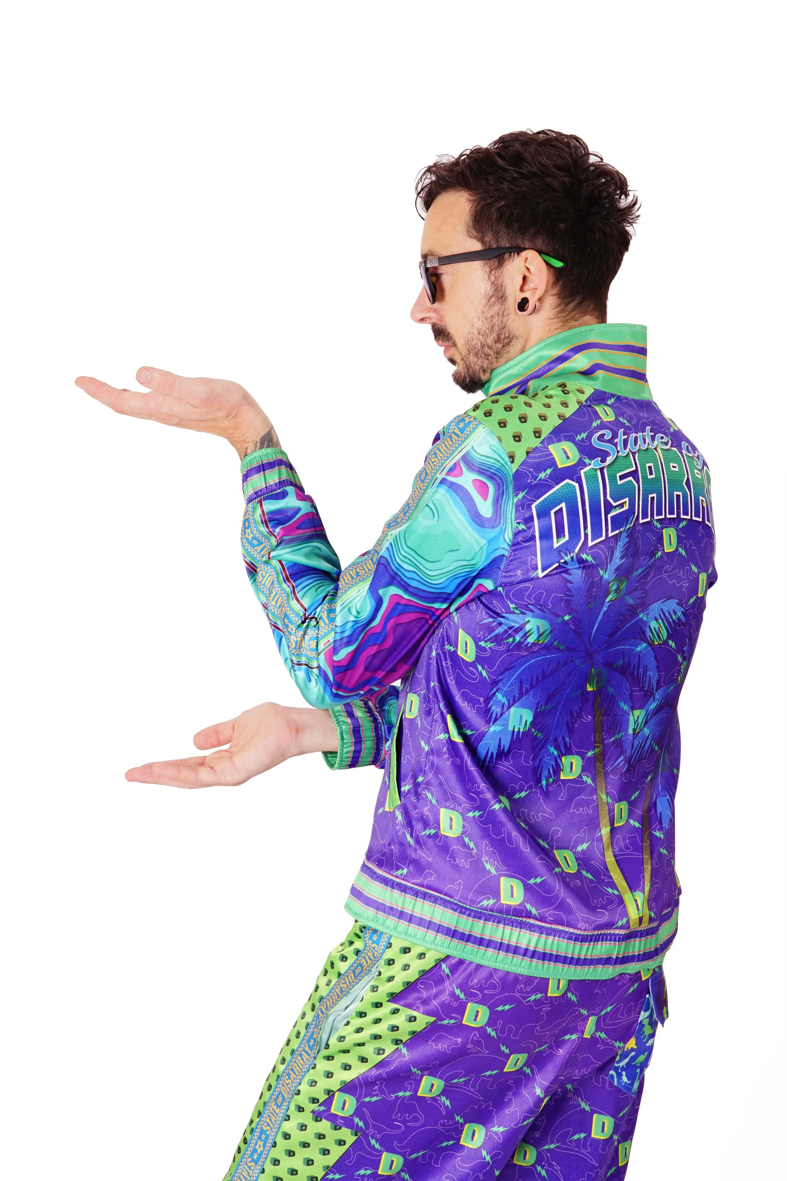 Dino Zap Attack  | Danny Disarray | Deluxe Printed Jacket