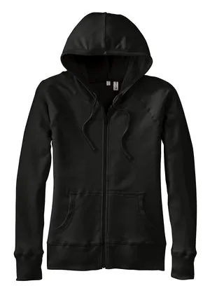 District Threads - Ladies Full Zip Hoodie.  DT227