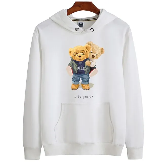 Eco-Friendly Lift You Up Bear Hoodie