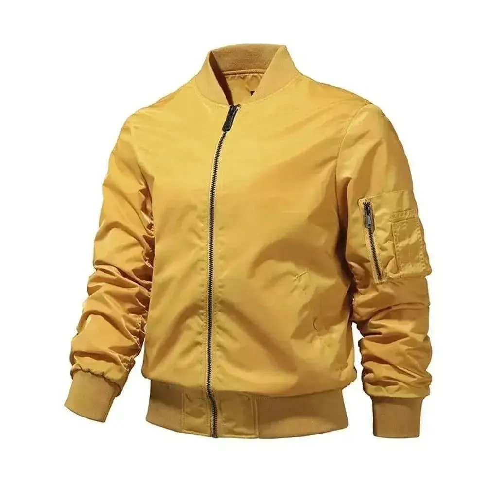 Elegant Spring Bomber Jacket for Men and Women