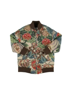 Etro   Printed cotton blend bomber jacket 