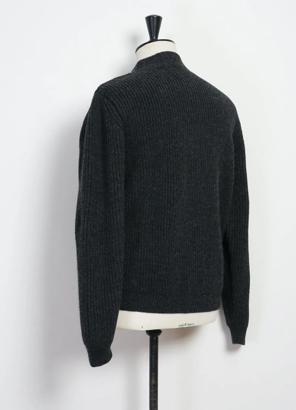 EVALD | Heavy Knit Cardigan | Anthrazit