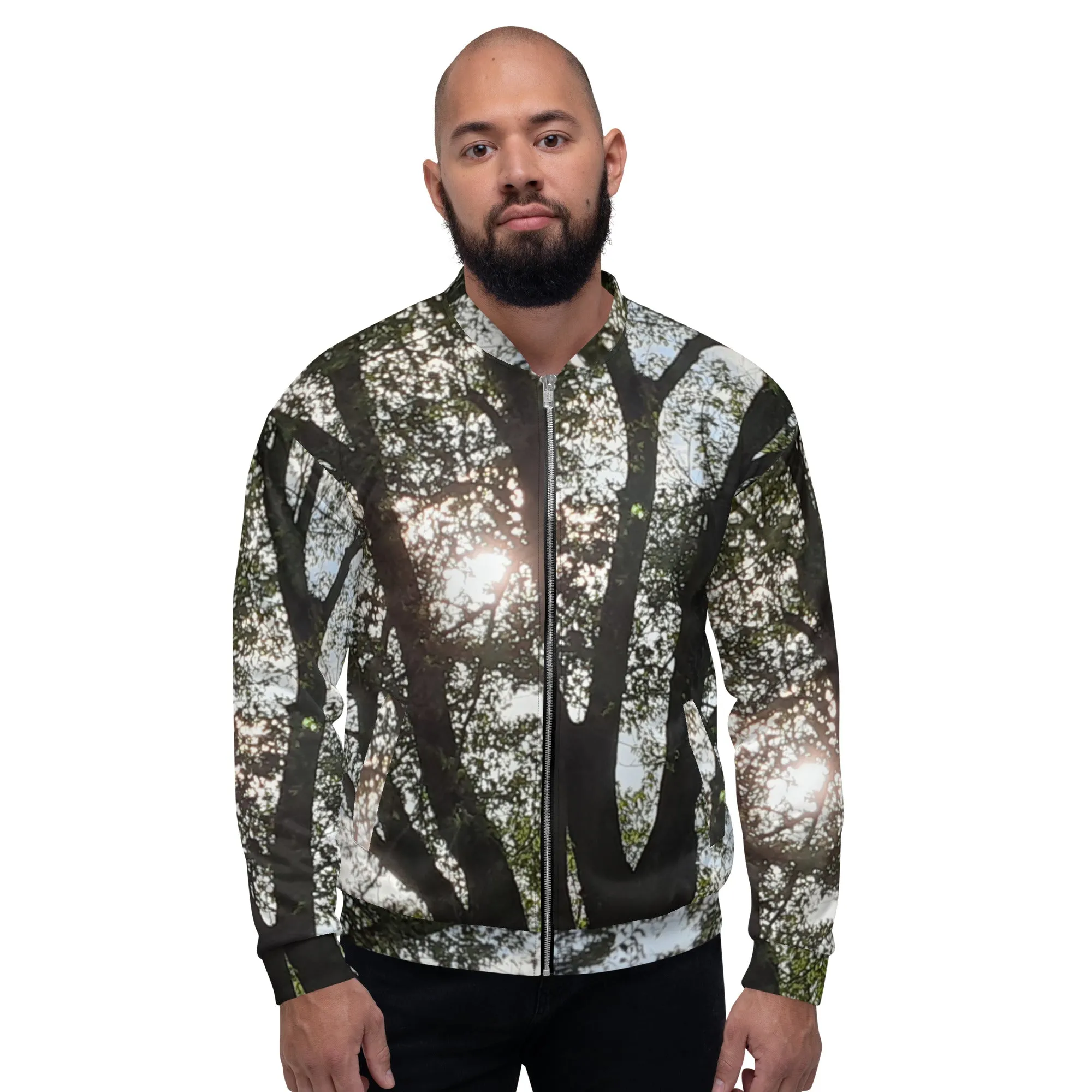 GG - Unisex Bomber Jacket - Trees & Sun