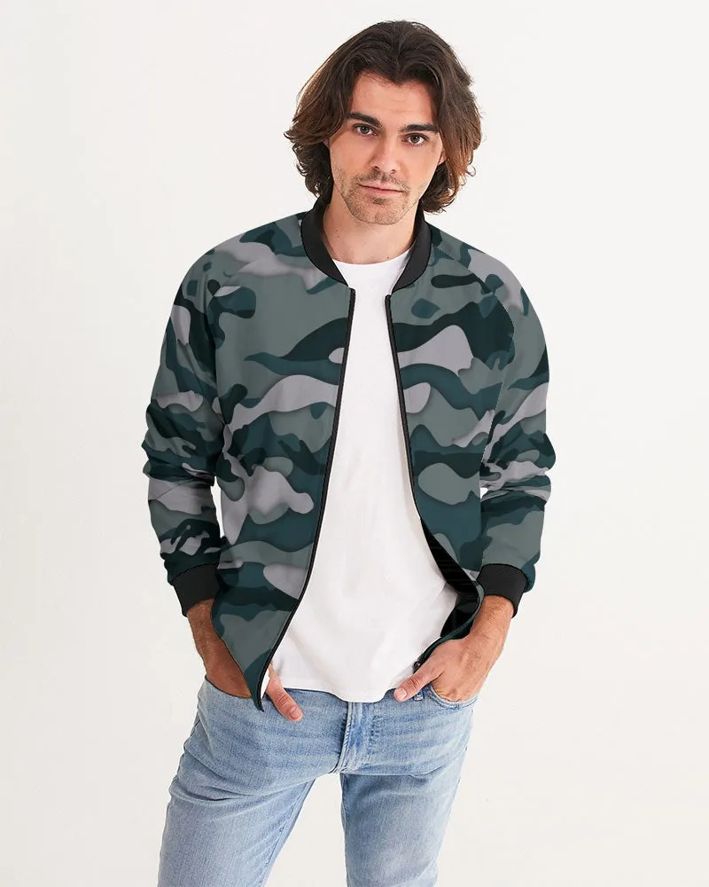 Green Camo Men's Bomber Jacket