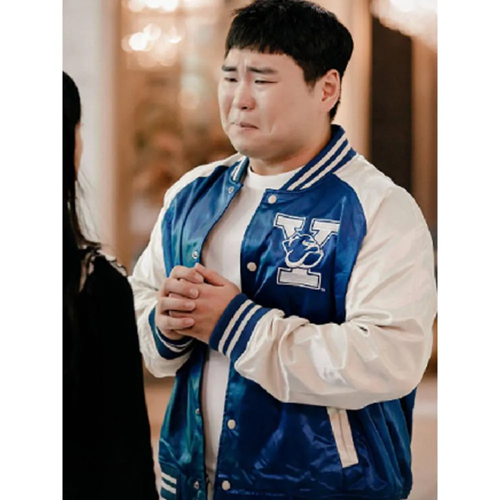 Han Sang Jo Nam Soon Strong Girl Blue Bomber Jacket