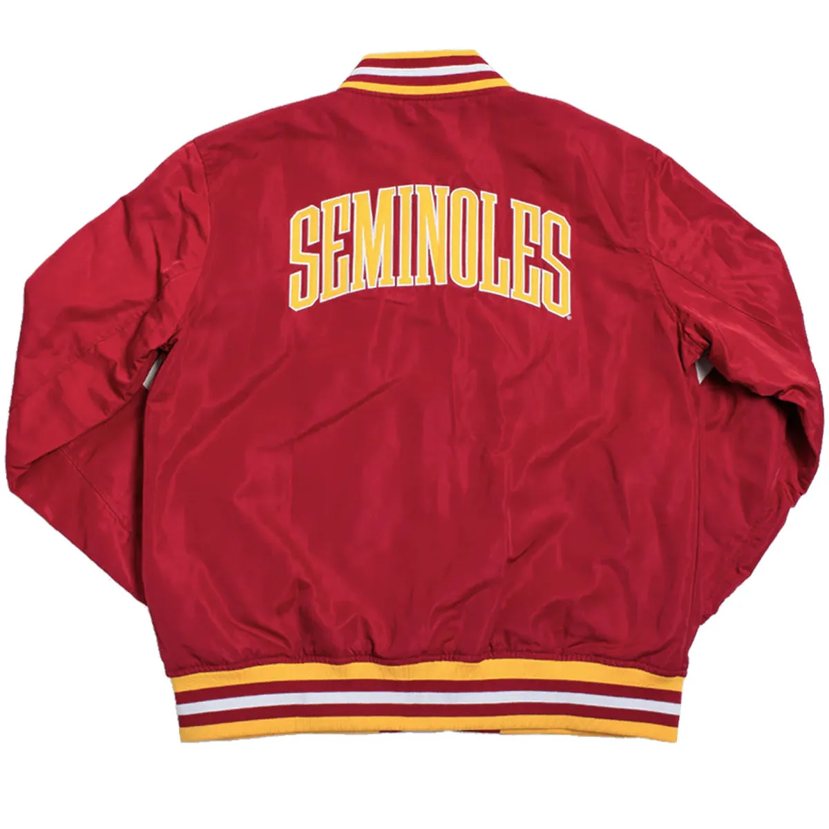 Homefield Men's Vault Seminole Logo/Seminoles Bomber Jacket - Crimson/Gold