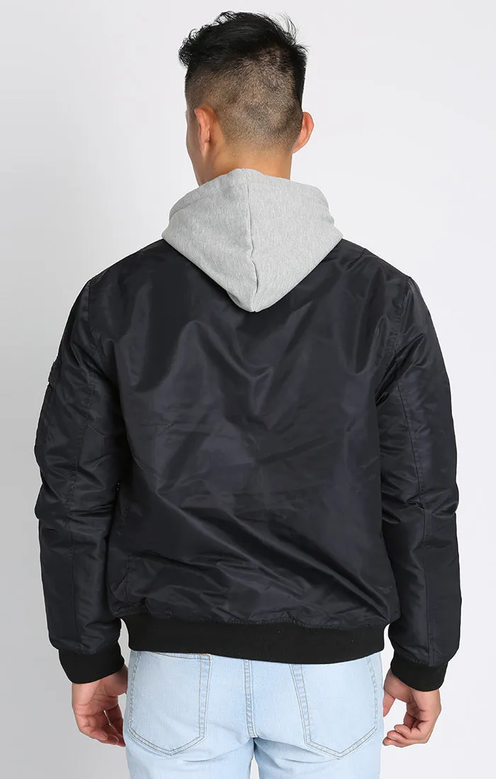 Hooded Bomber Jacket