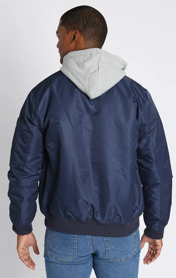 Hooded Bomber Jacket