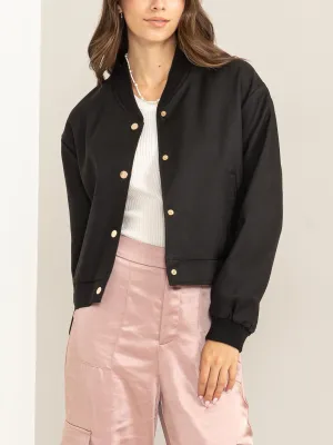 Hyfve Inc Ribbed Collar Bomber Jacket - Brands We Love