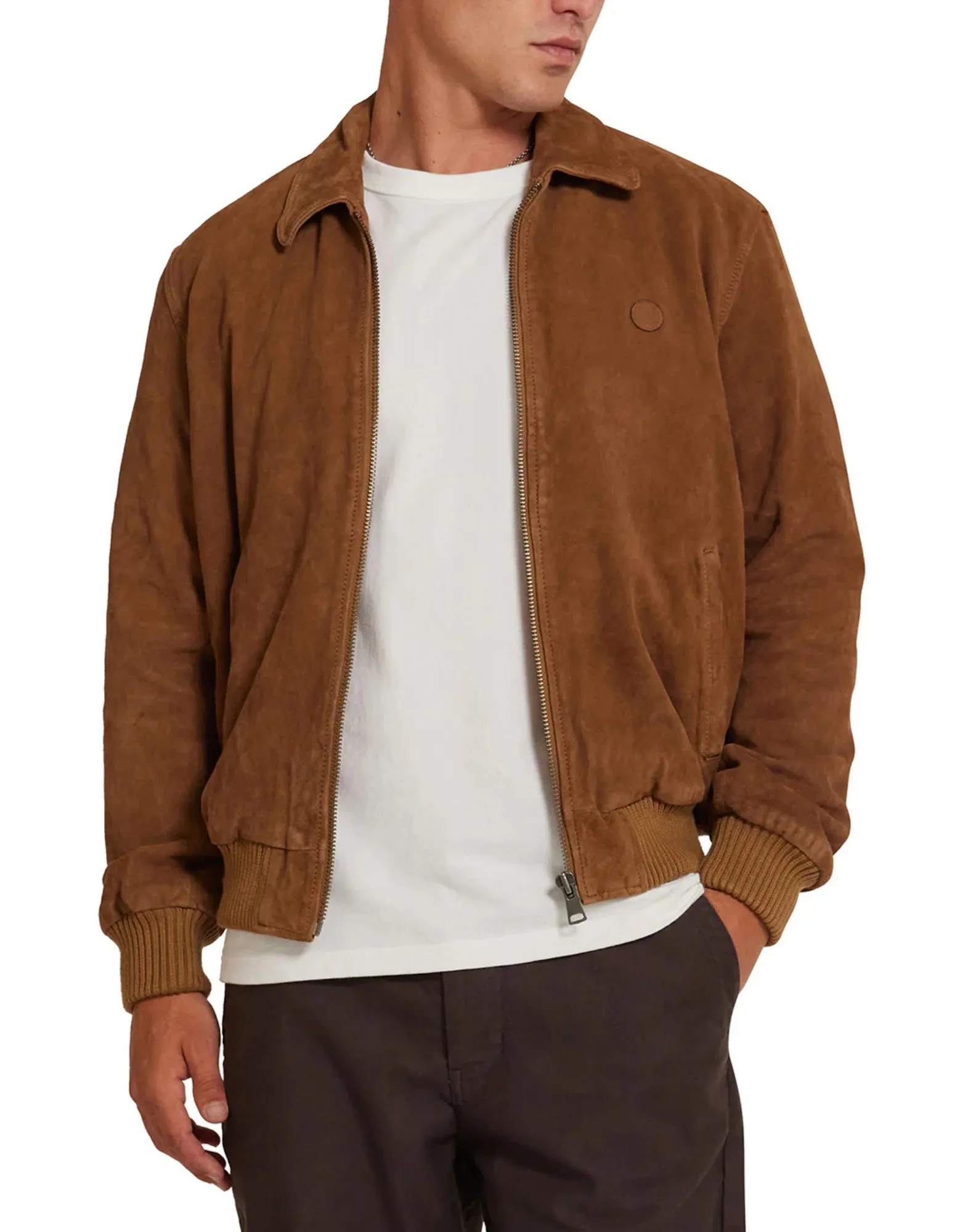 Jacket man DMF246596 SANDSTORM SUEDE Deus Ex Machina