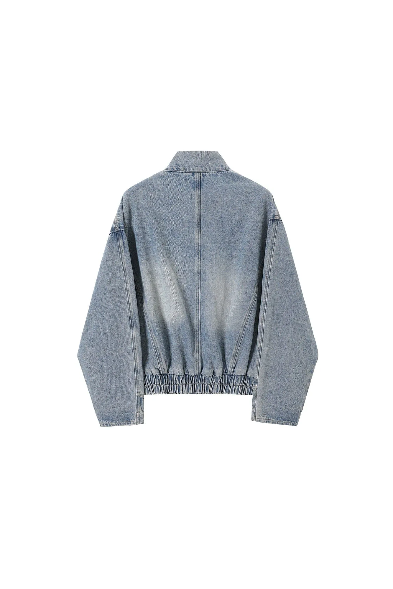 Jeans Cuff Bomber Jacket