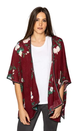 Knitwit Cashmere Kimono Cardigan - Belle Floral