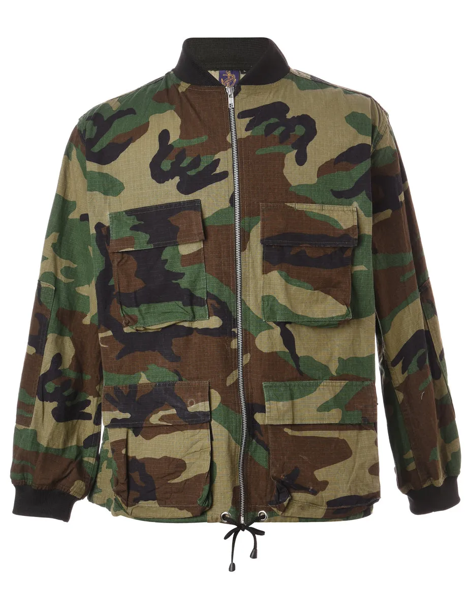 Label Jackson Camo Bomber Jacket