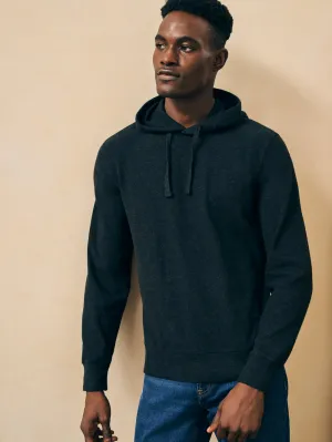 Legend Sweater Hoodie in Heathered Black Twill