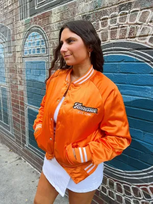 LivyLu Tennessee Volunteers Embroidered Satin Jacket