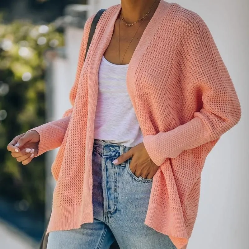 Long Sleeve Loose Solid Sweaters