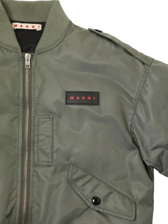 Marni Junior   Poly bomber jacket 