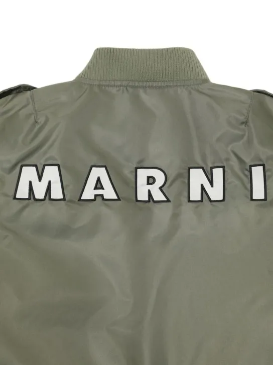 Marni Junior   Poly bomber jacket 