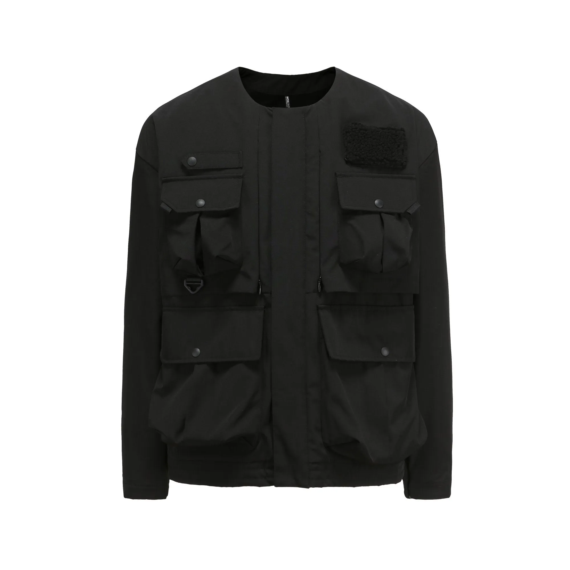 Men Technical Bomber Fishing Jacket - Black