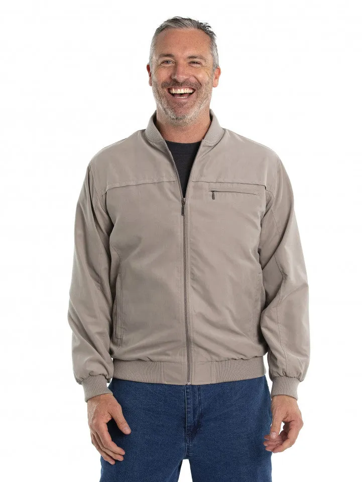 Microfibre Bomber Jacket