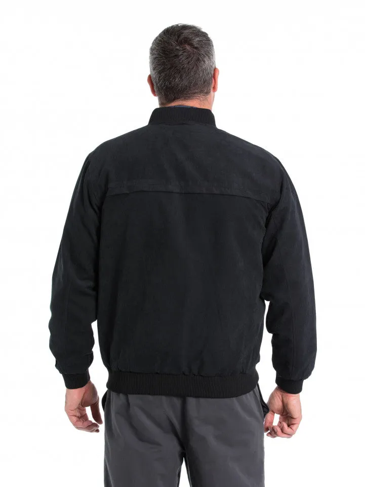 Microfibre Bomber Jacket