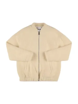 MSGM   Bouclé bomber jacket 