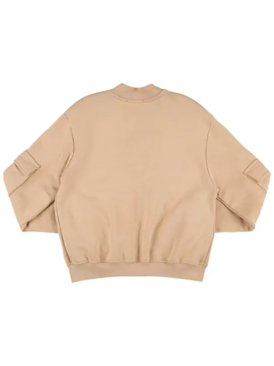 MSGM   Cotton bomber sweatshirt 