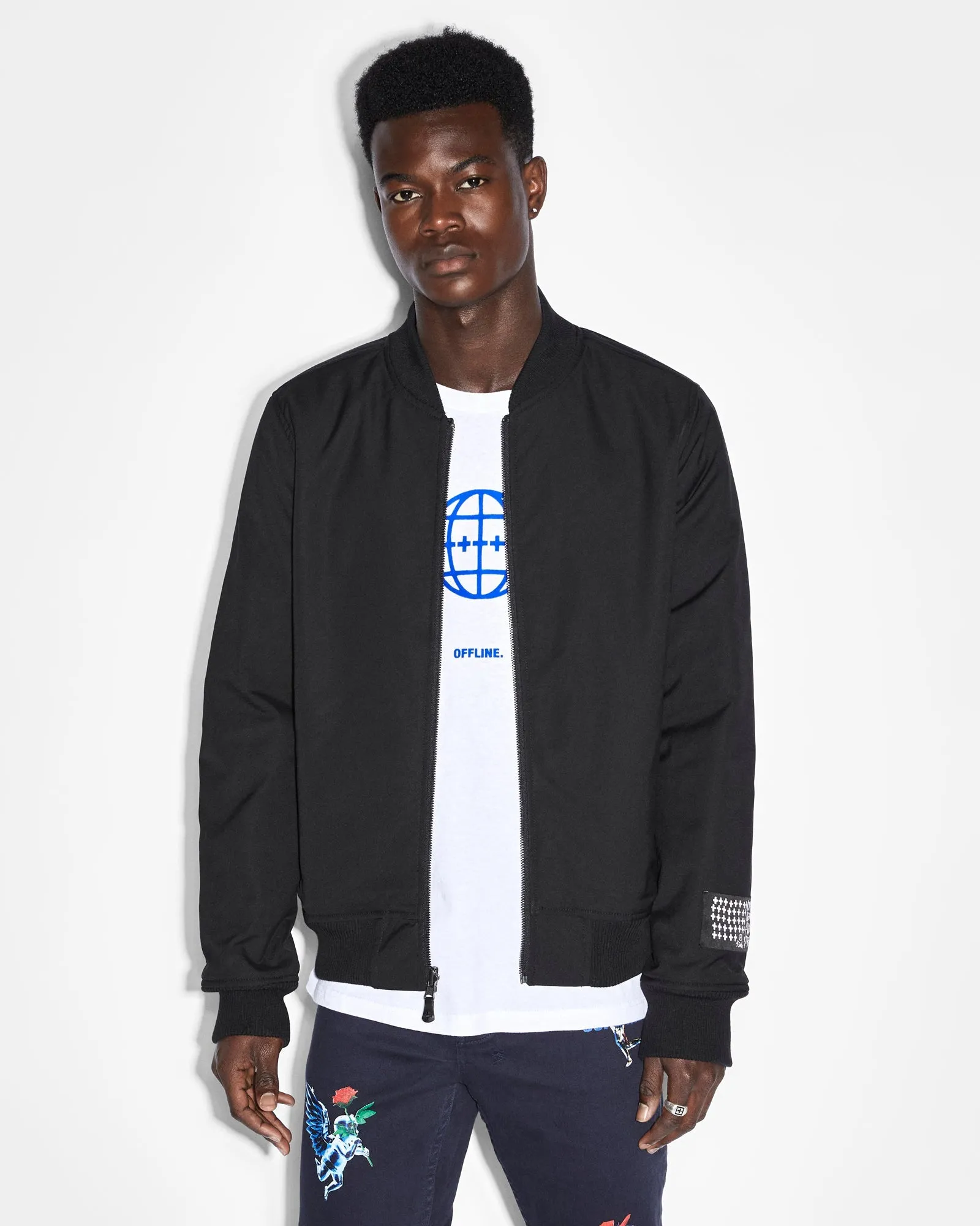 NFT REVERSIBLE BOMBER JACKET MIDNIGHT