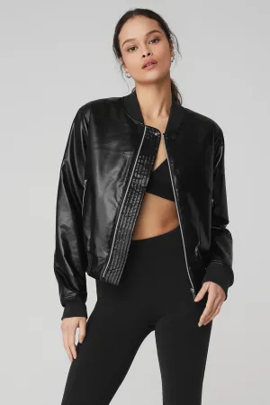 Night Life Bomber - Black