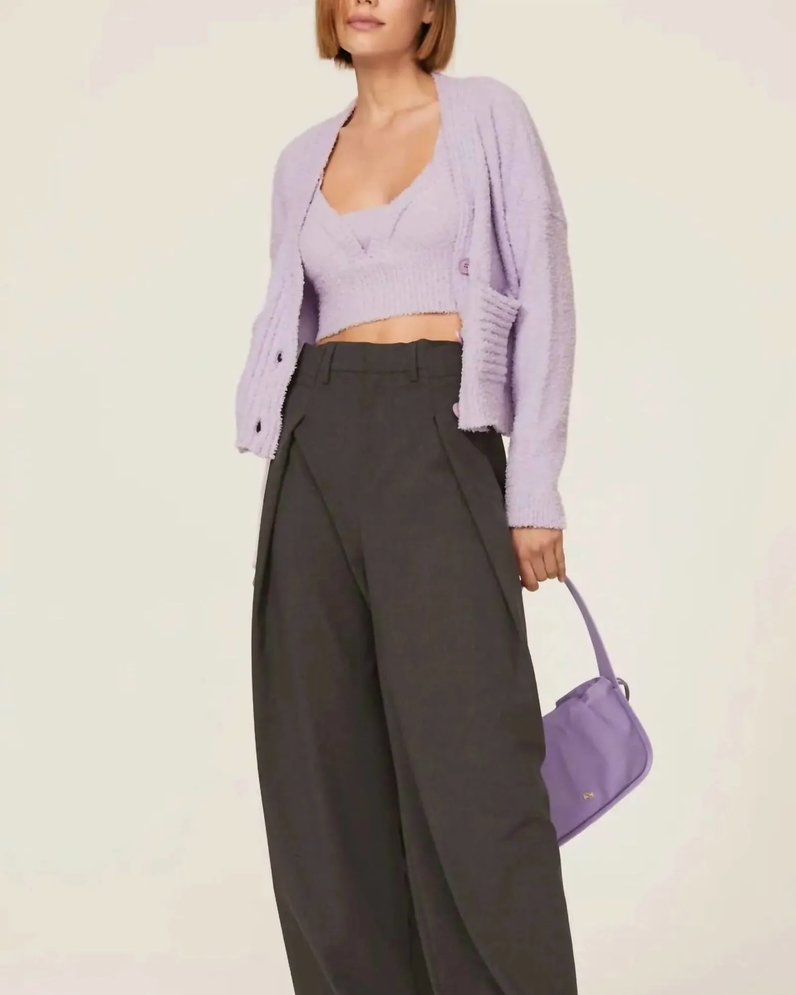 Noa Cardigan in Lavender | Lavender