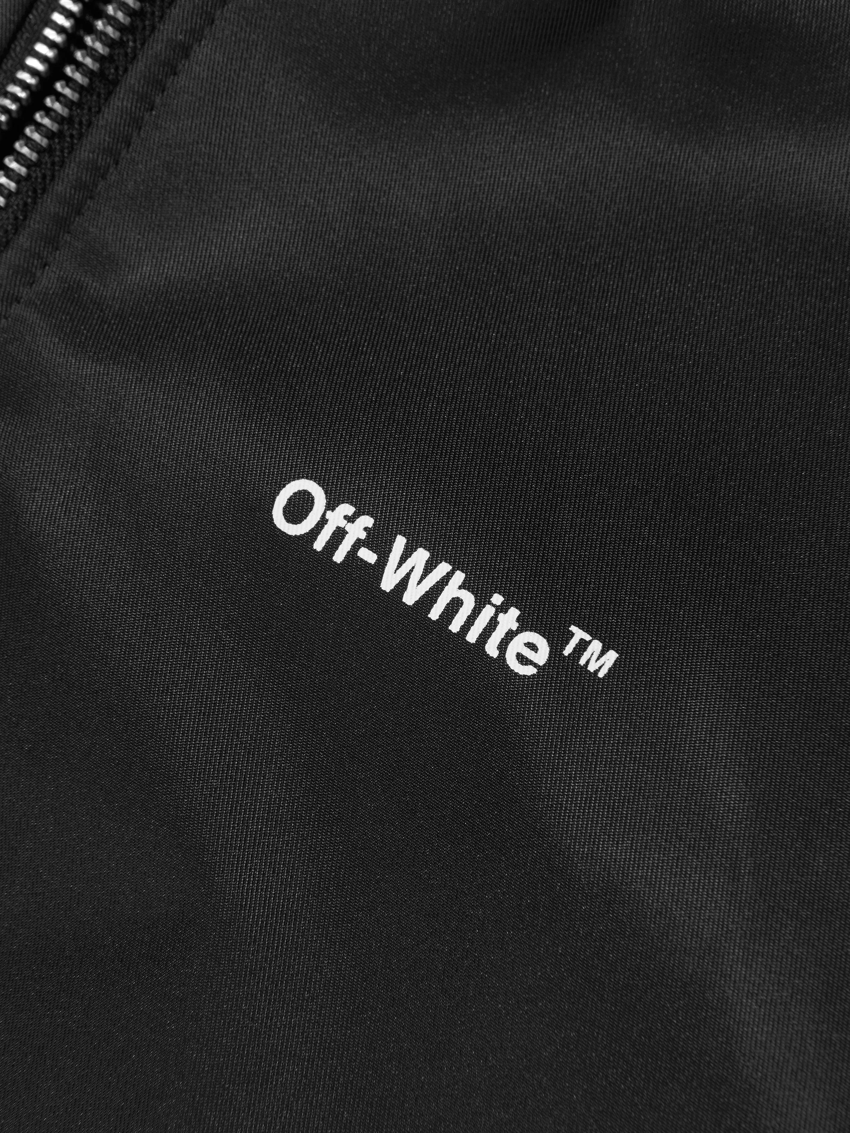 Off-White Boys Helvetica Bomber Jacket